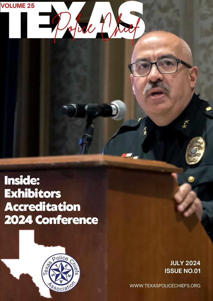 Cover image of the 2024 Digital Magazine from the Texas Police Chiefs Association.