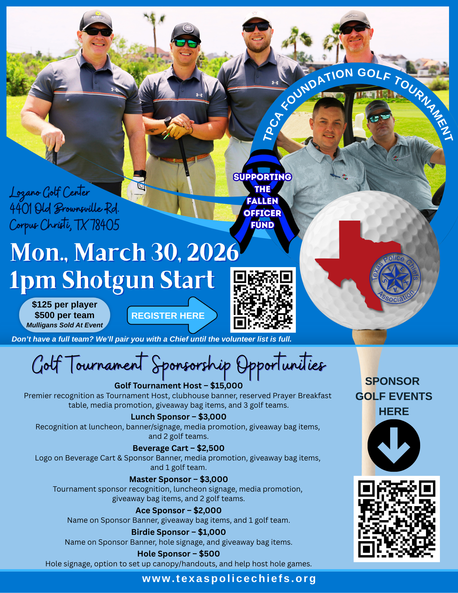 2026 Golf Tournament Graphic