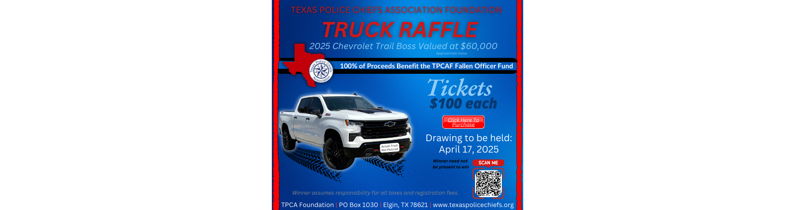 2025 Truck Raffle